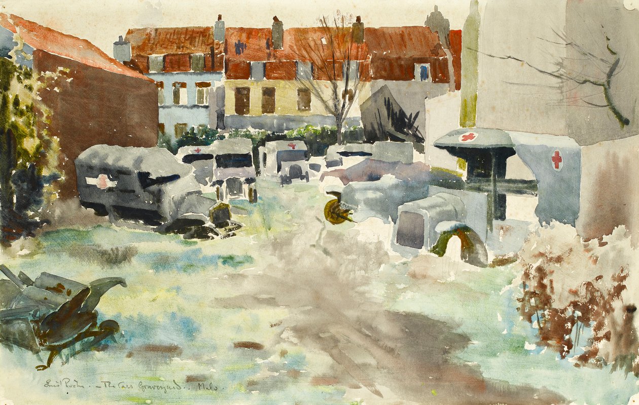 The Cars Graveyard, Malo, kolem roku 1919 od Ernest Procter