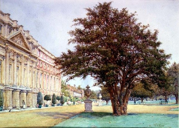 Palác Hampton Court od Ernest Arthur Rowe