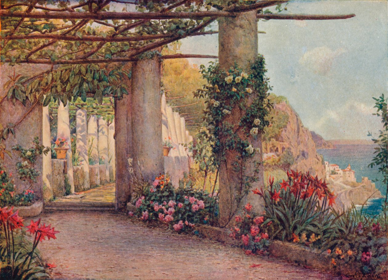 Cappuccino, Amalfi, 1903 od Ernest Arthur Rowe