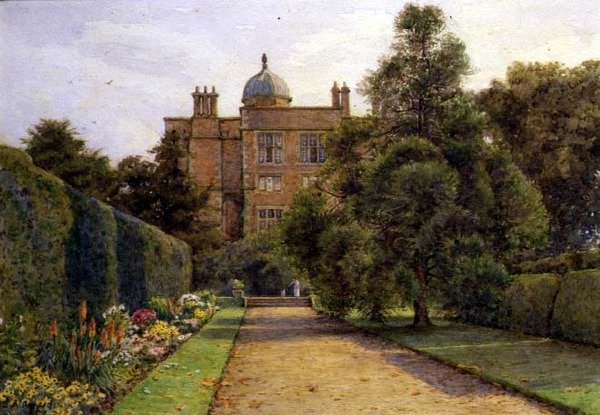 The Long Border, Doddington Hall, Nether Stowey, Somerset od Ernest Arthur Rowe