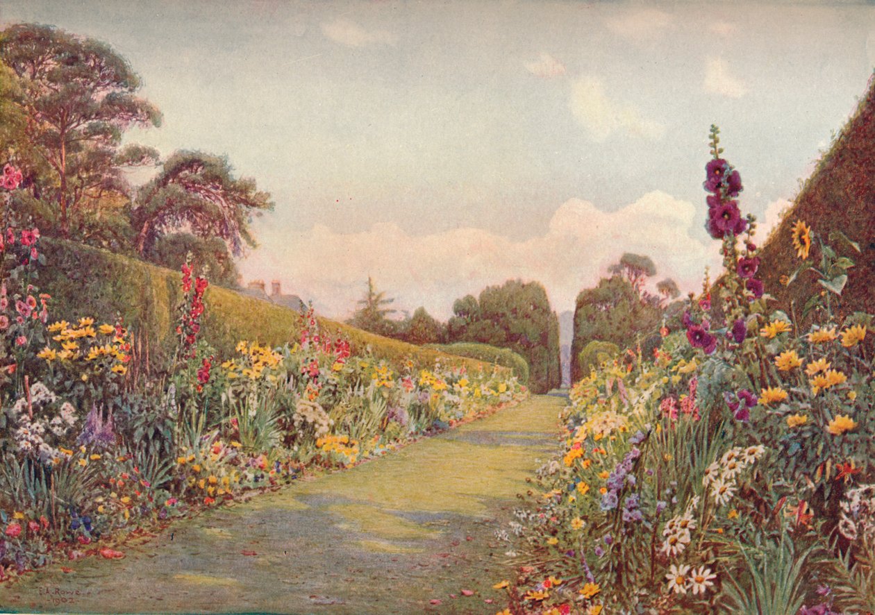 Dlouhá hranice, Holme Lacy, 1903. od Ernest Arthur Rowe