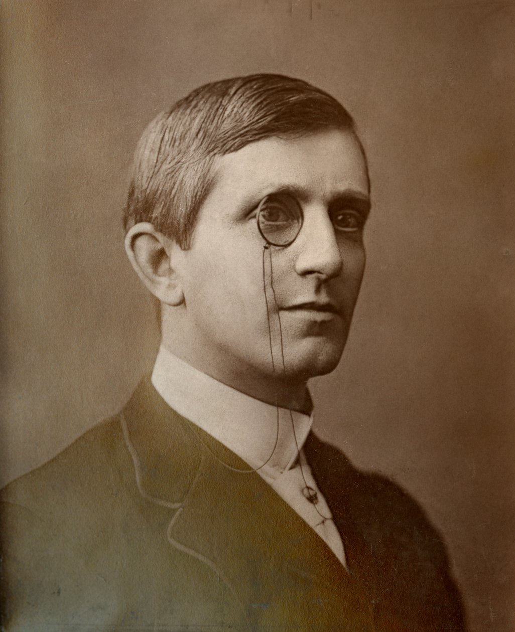 Brandon Thomas , britský herec, dramatik a skladatel, 1887 od Ernest Barraud
