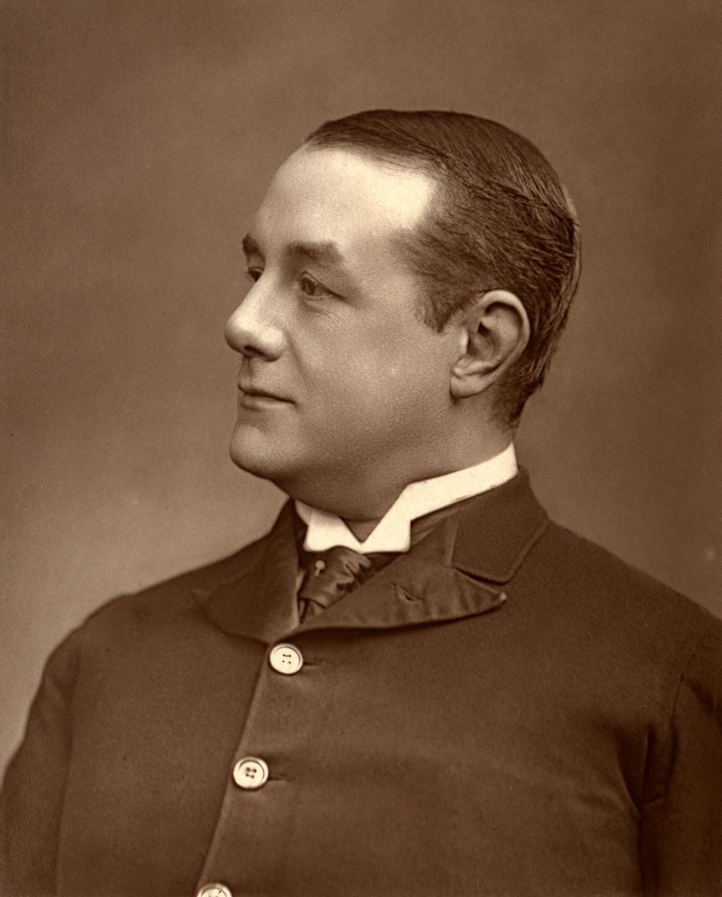 Gilbert Farquhar , britský herec, 1887 od Ernest Barraud