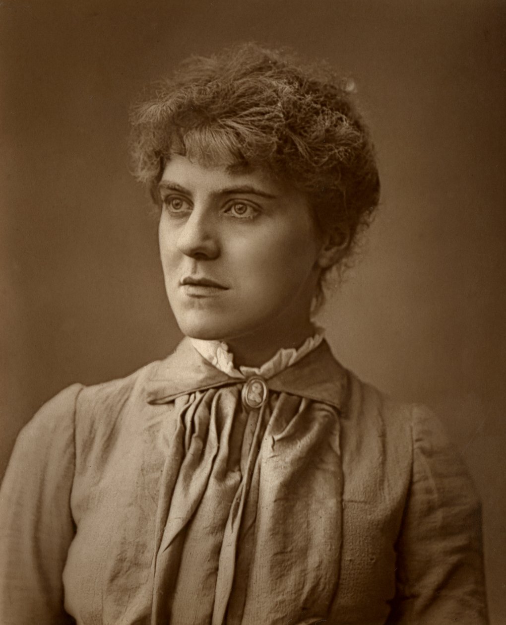 Janet Achurch , britská herečka a herec-manažer, 1887 od Ernest Barraud