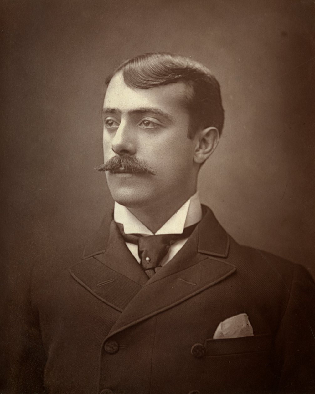 Laurence Cautley , britský herec, 1887 od Ernest Barraud
