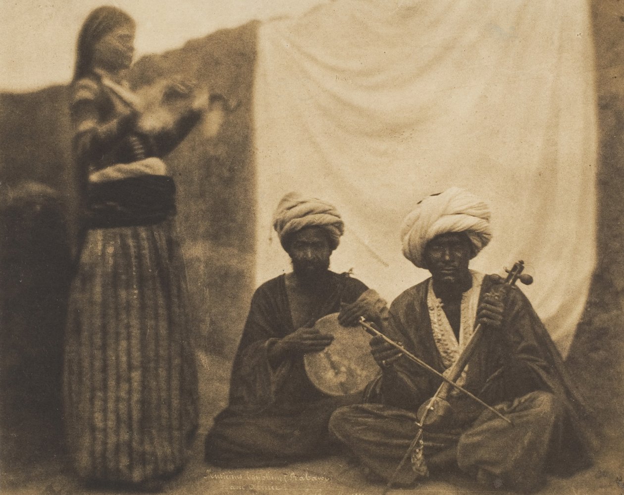 Egyptští hudebníci Rawabí a Almée, 20. února 1852. od Ernest Benecke