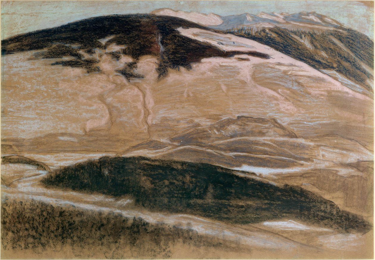 Crête de Thyon od Ernest Bieler