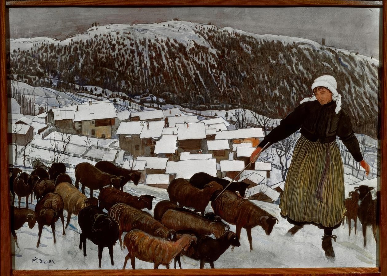 Ošetřovatel koz od Ernest Bieler