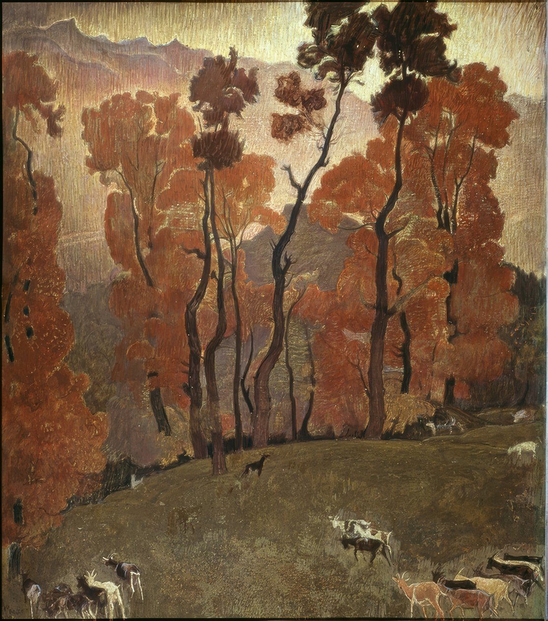 Krajina Valais od Ernest Bieler