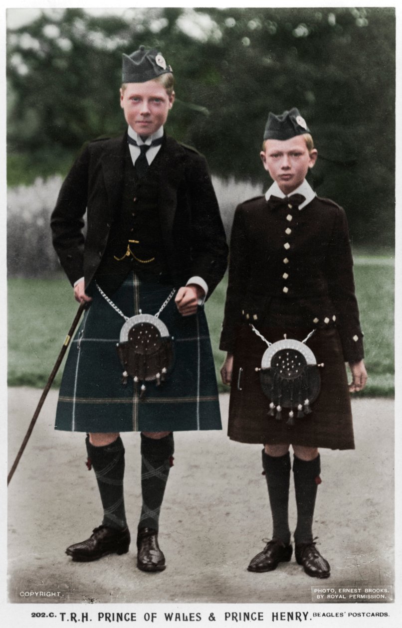 Princ z Walesu a princ Henry, c1910 od Ernest Brooks