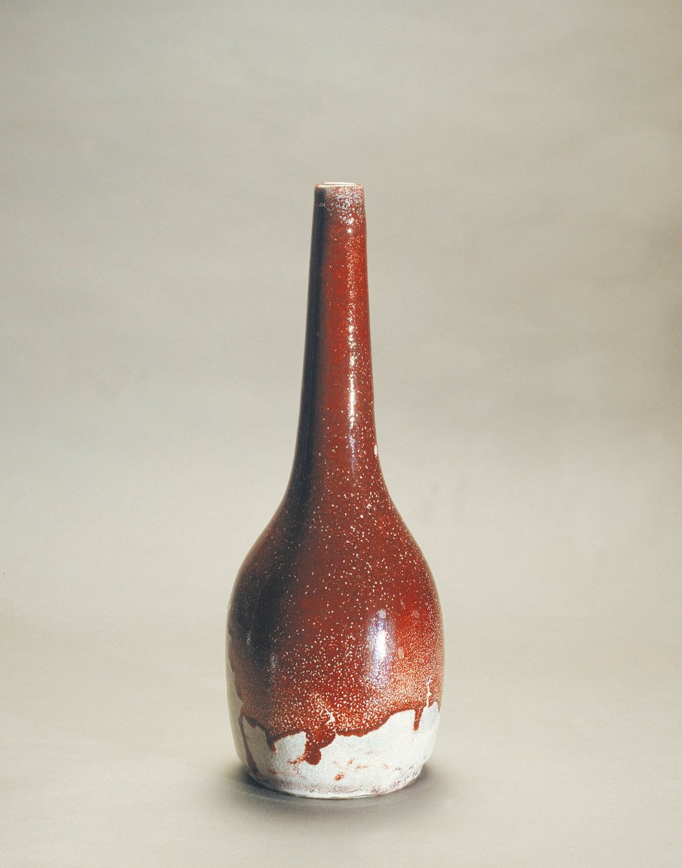 Porcelánová váza s flambovaným smaltem od Ernesta Chapleta (1835-1909) od Ernest Chaplet