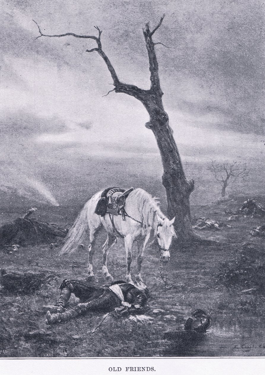 Staří přátelé, z The Magazine of Art 1893, Cassell and Company od Ernest Crofts