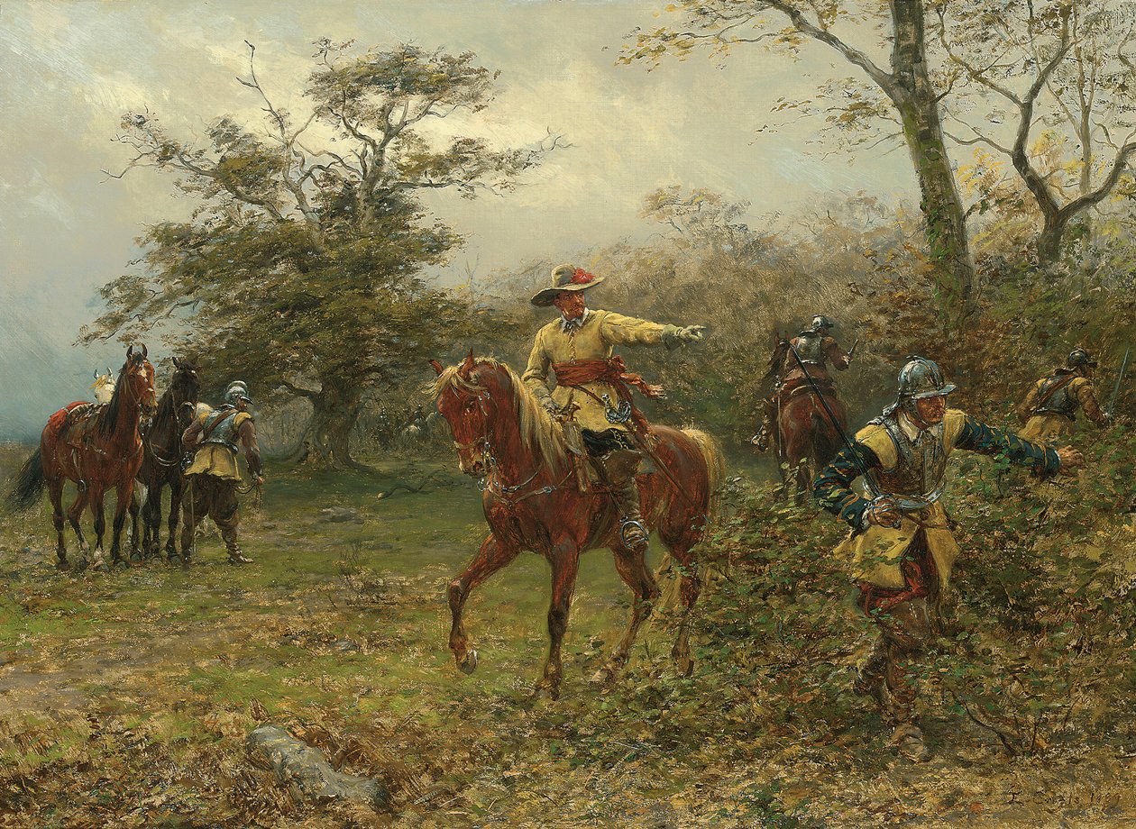 Dub Boscobelův, 1889 od Ernest Crofts
