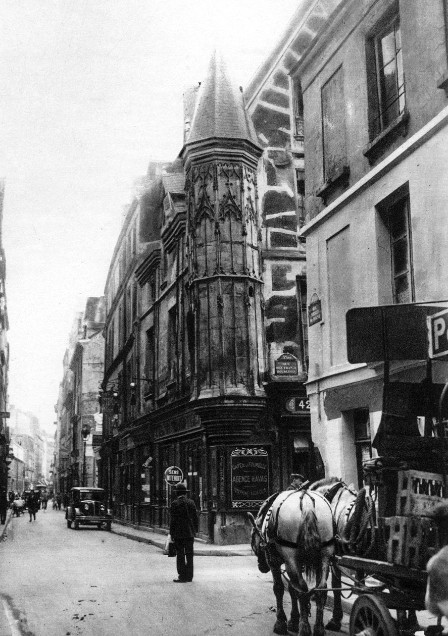 Rue Vieille du Temple, Hotel Barbette, Paříž, 1931. od Ernest Flammarion