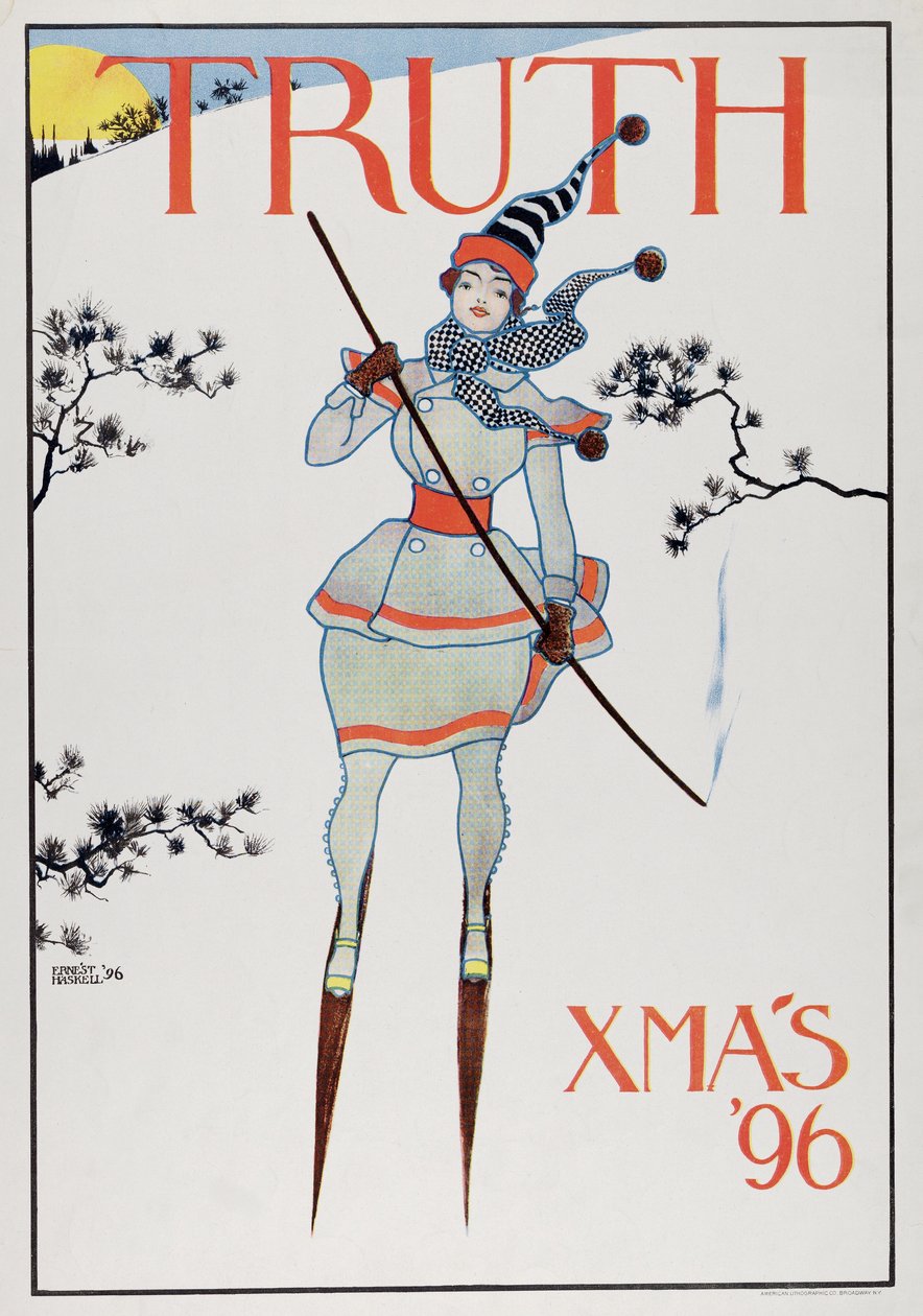 Přední strana obálky, Xmas 96, pub.1896 od Ernest Haskell