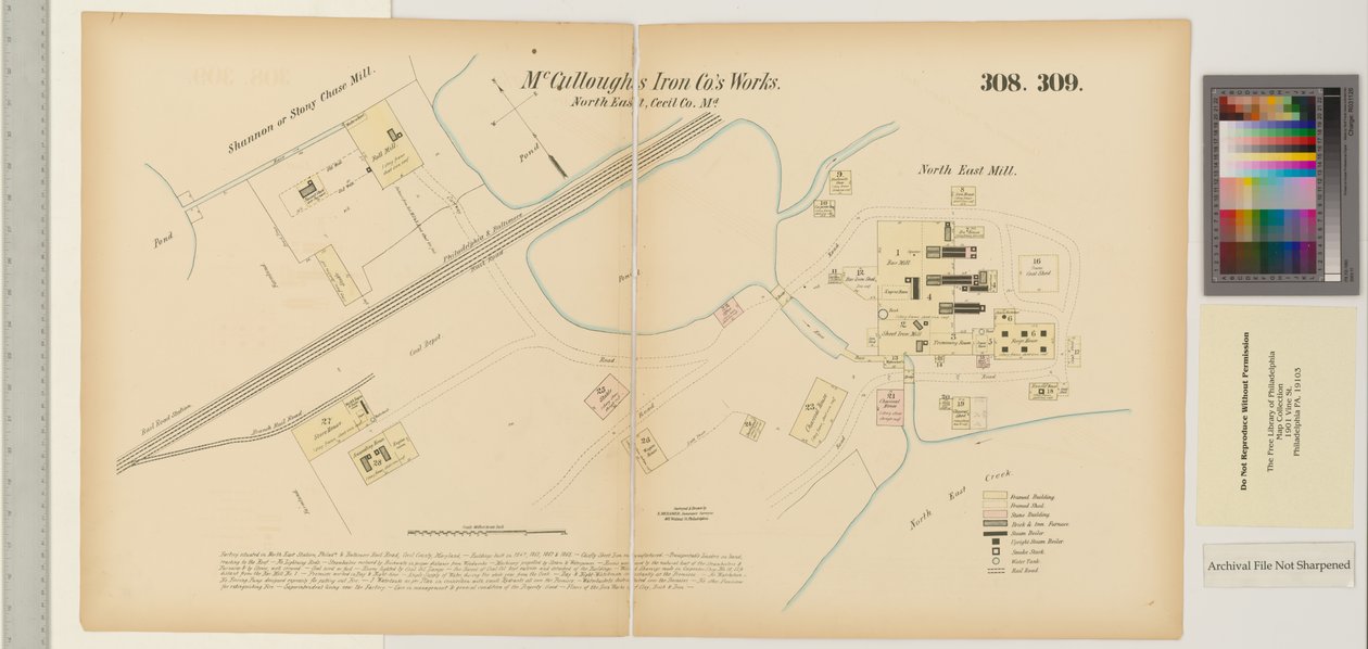 McCulloughs Iron Co., Northeast Creek, Maryland, Hexamer General Surveys od Ernest Hexamer