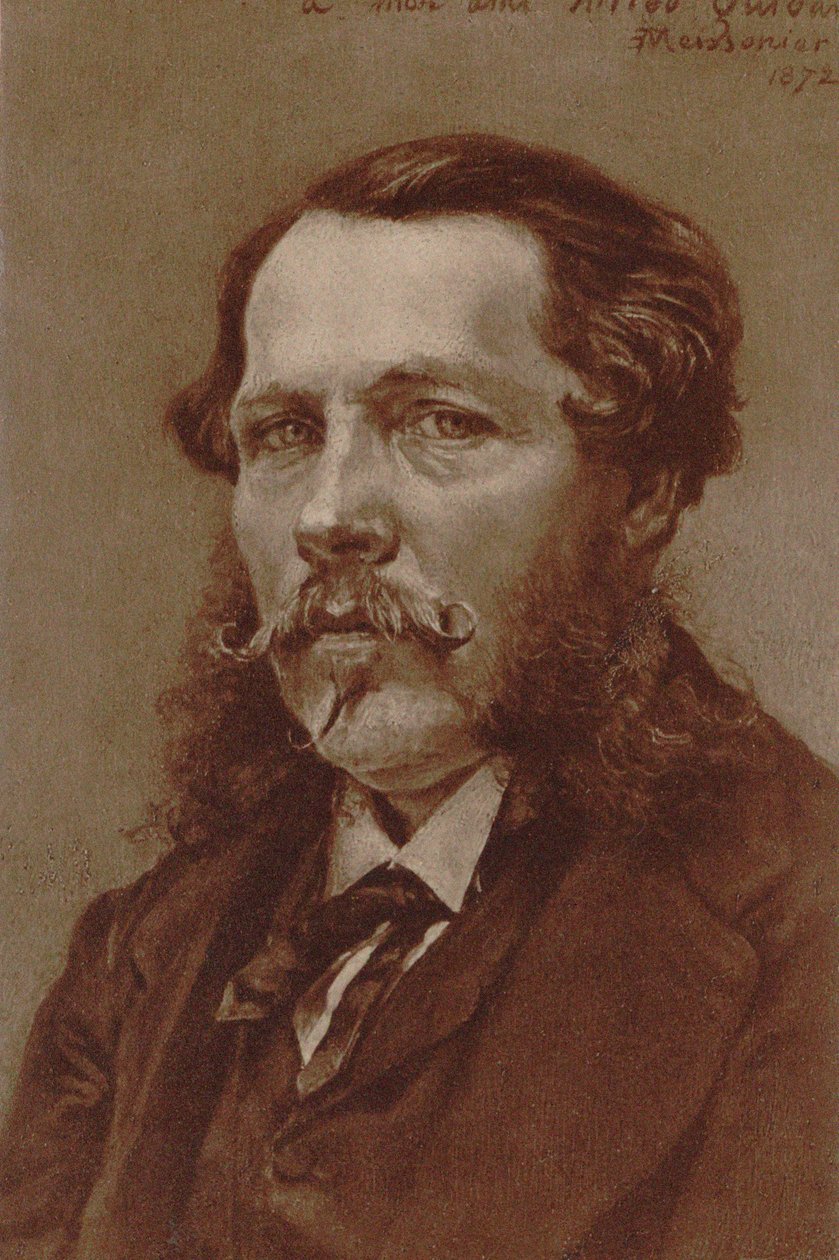 Portrét pianisty a skladatele Alfreda Quidanta 1815-1893, 1872. od Jean Louis Ernest Meissonier