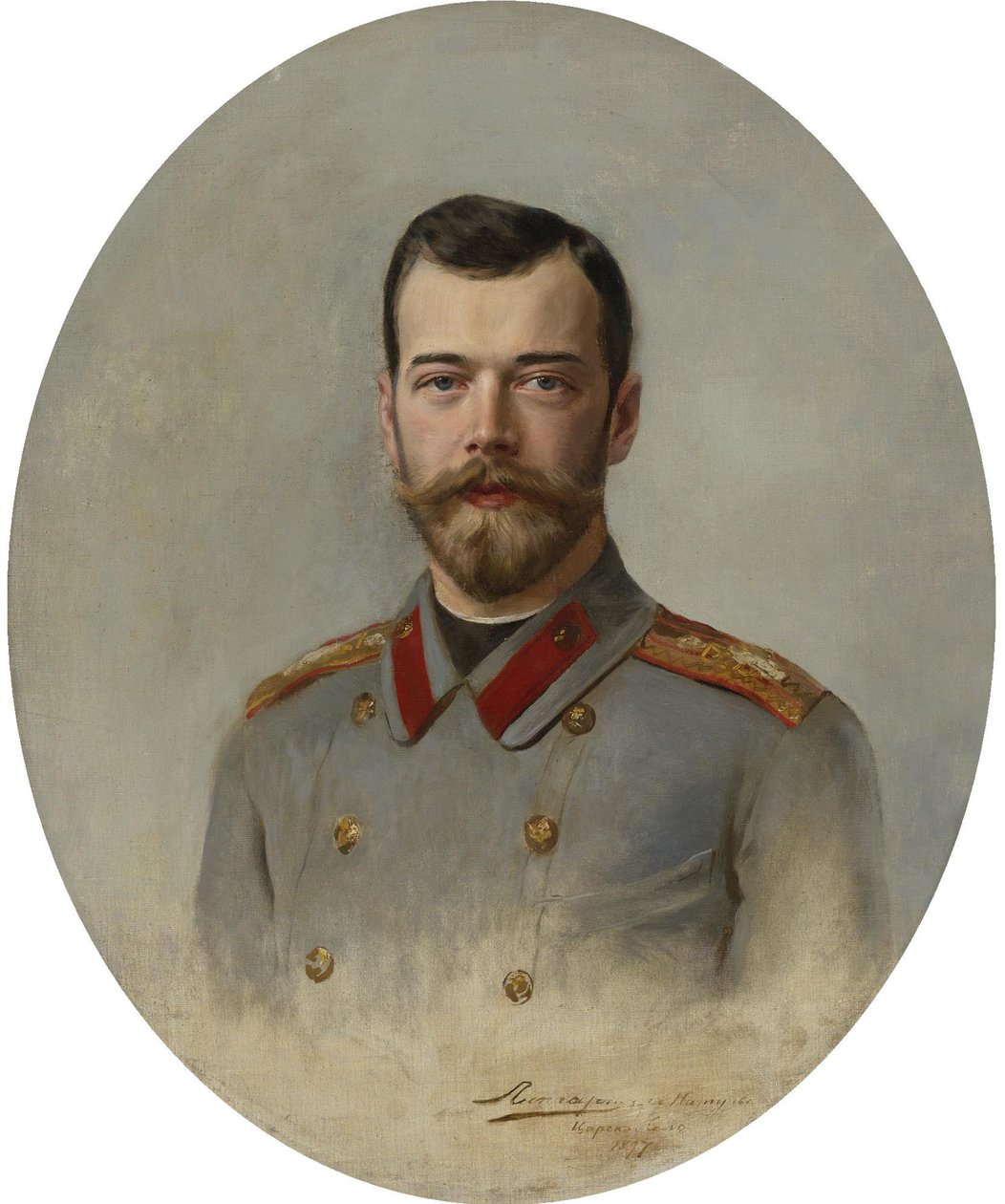 Portrét císaře Mikuláše II 1868-1918, 1897 od Ernest Karlovich Liphart