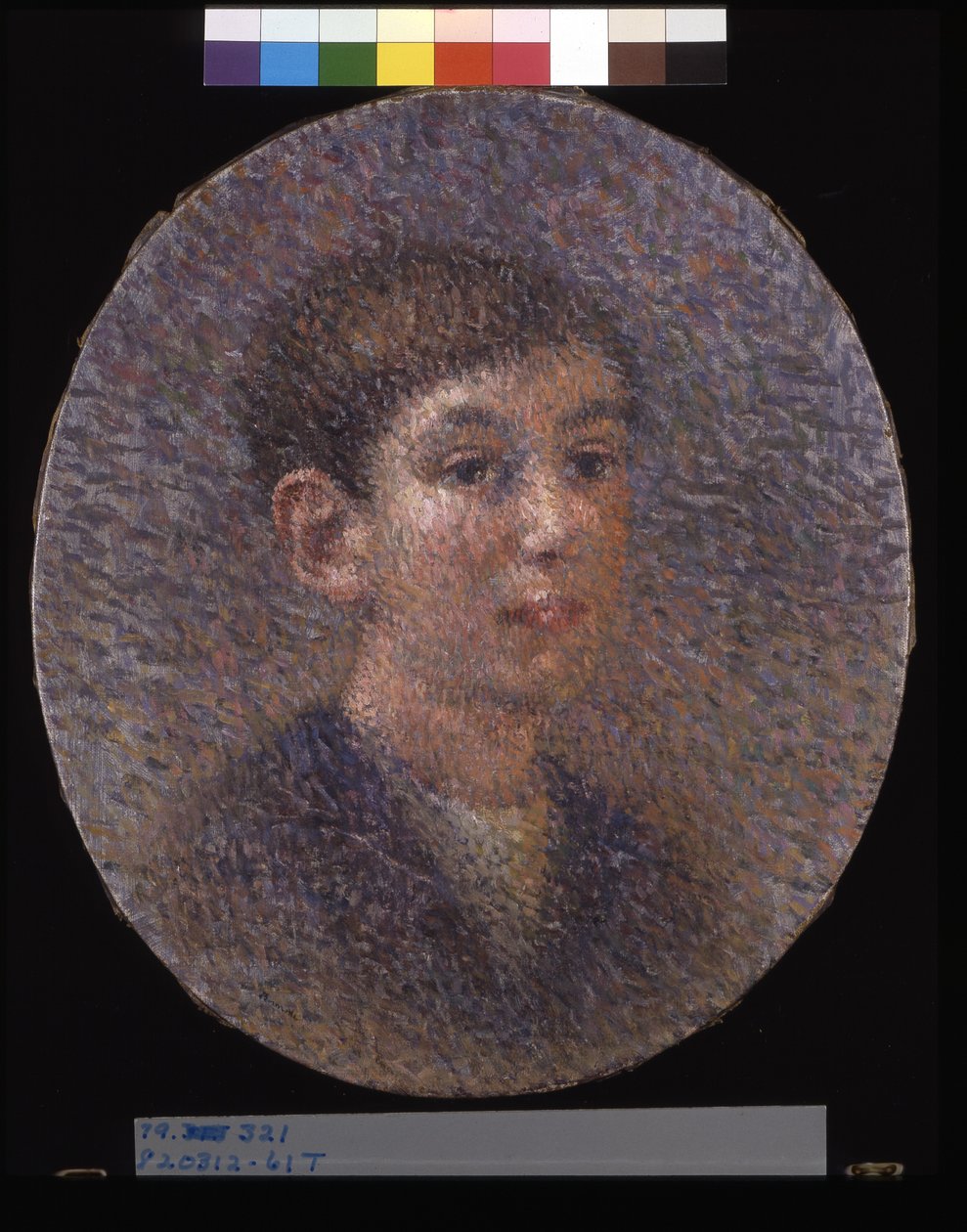 Portrét chlapce, datum neznámé (olej na plátně) od Ernest L. Bonnotte