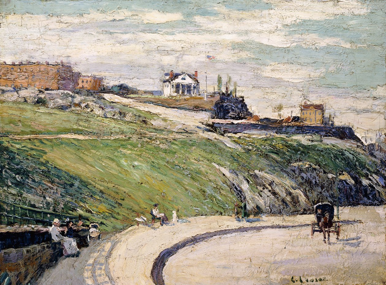 Sídlo George Washingtona - Morris-Jumel Mansion od Ernest Lawson