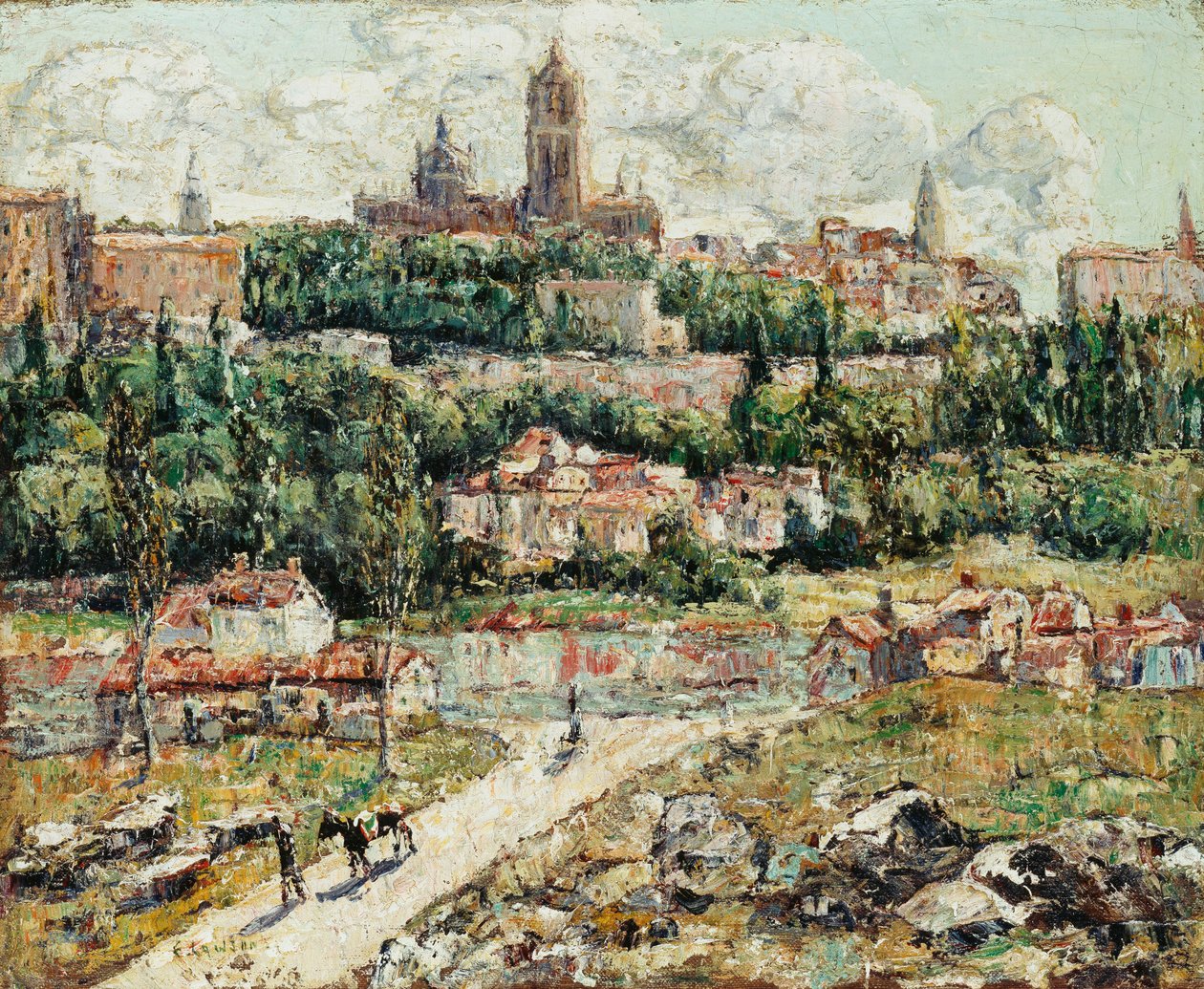 Segovia, Španělsko, kolem roku 1916 (olej na plátně) od Ernest Lawson