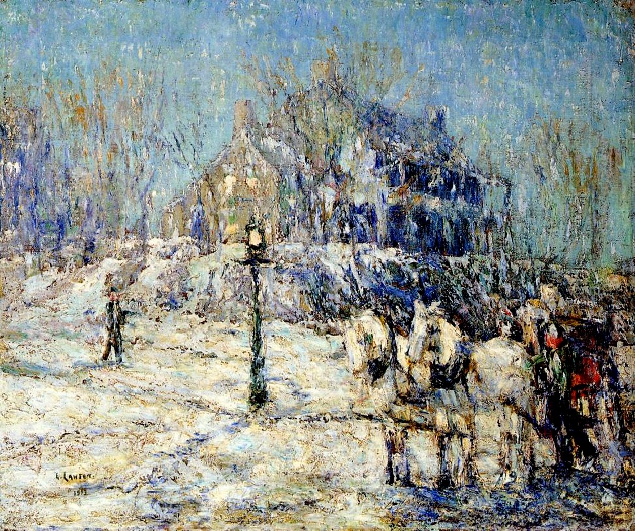 Dyckmanův dům, 1913 od Ernest Lawson