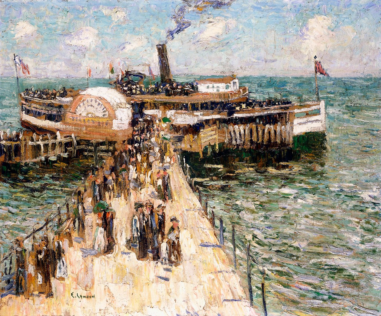 Výletní loď od Ernest Lawson