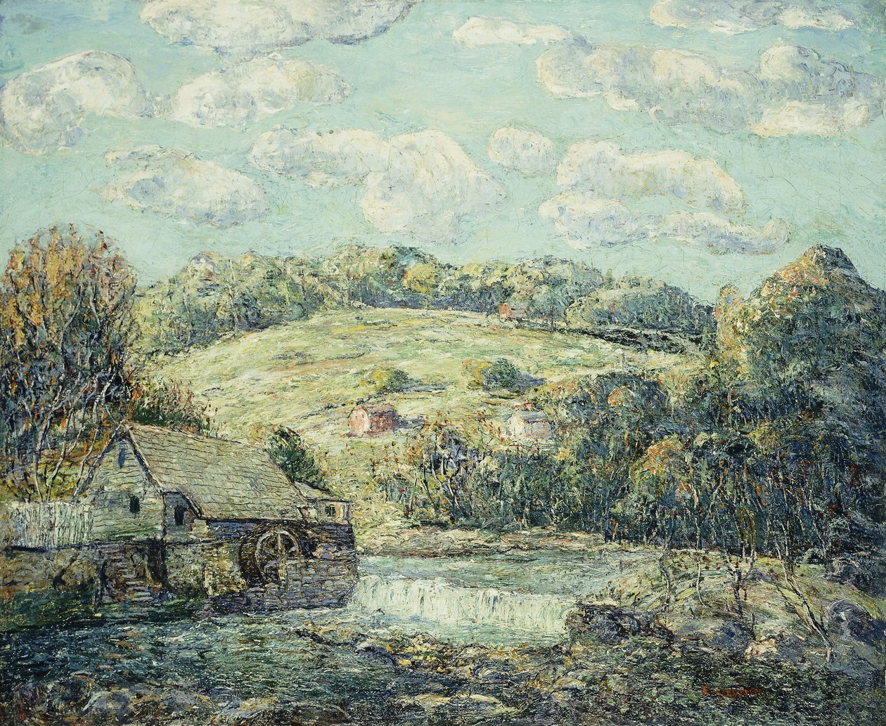 The Old Mill, Wilton, Connecticut od Ernest Lawson