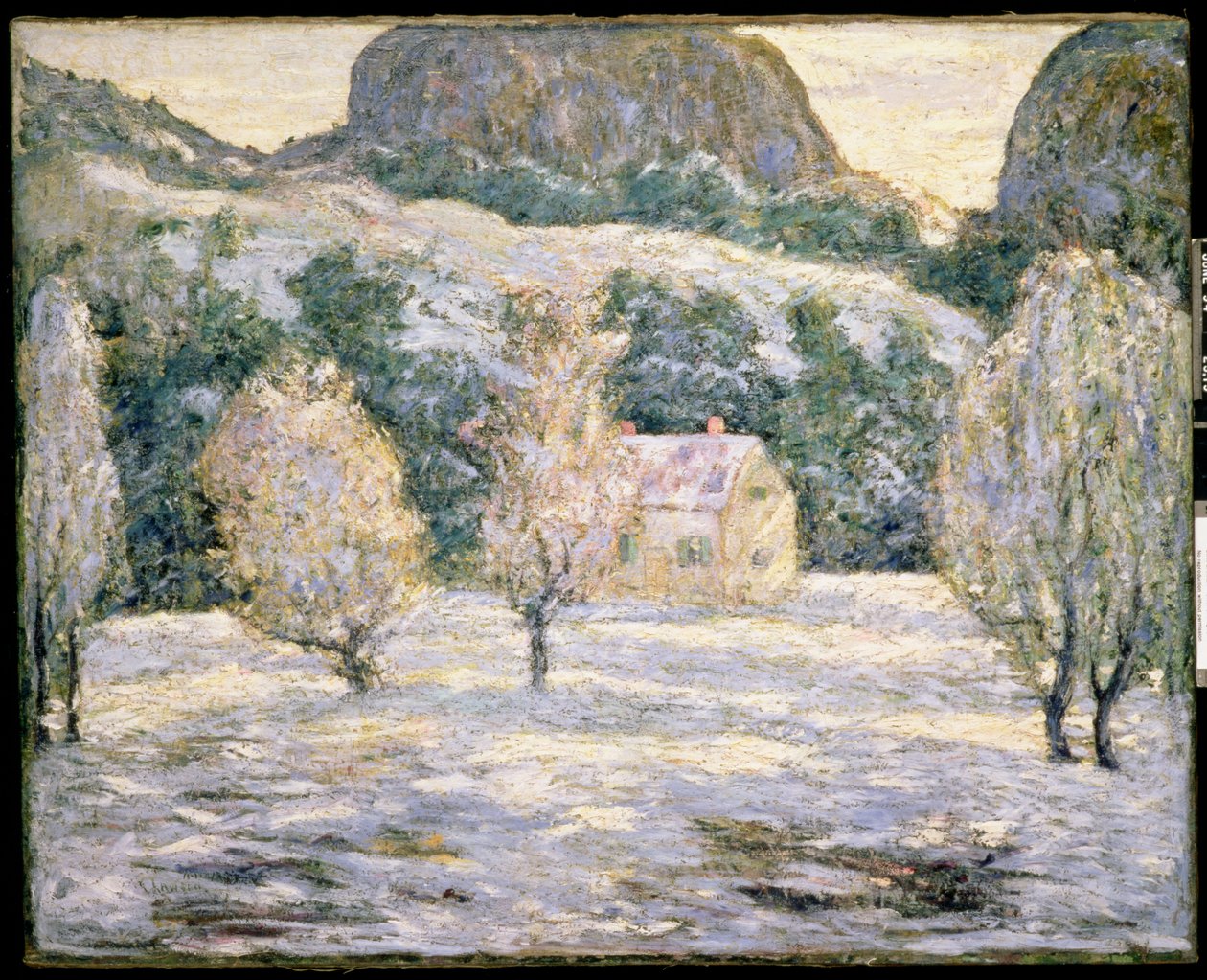 Zima, kolem roku 1919 od Ernest Lawson
