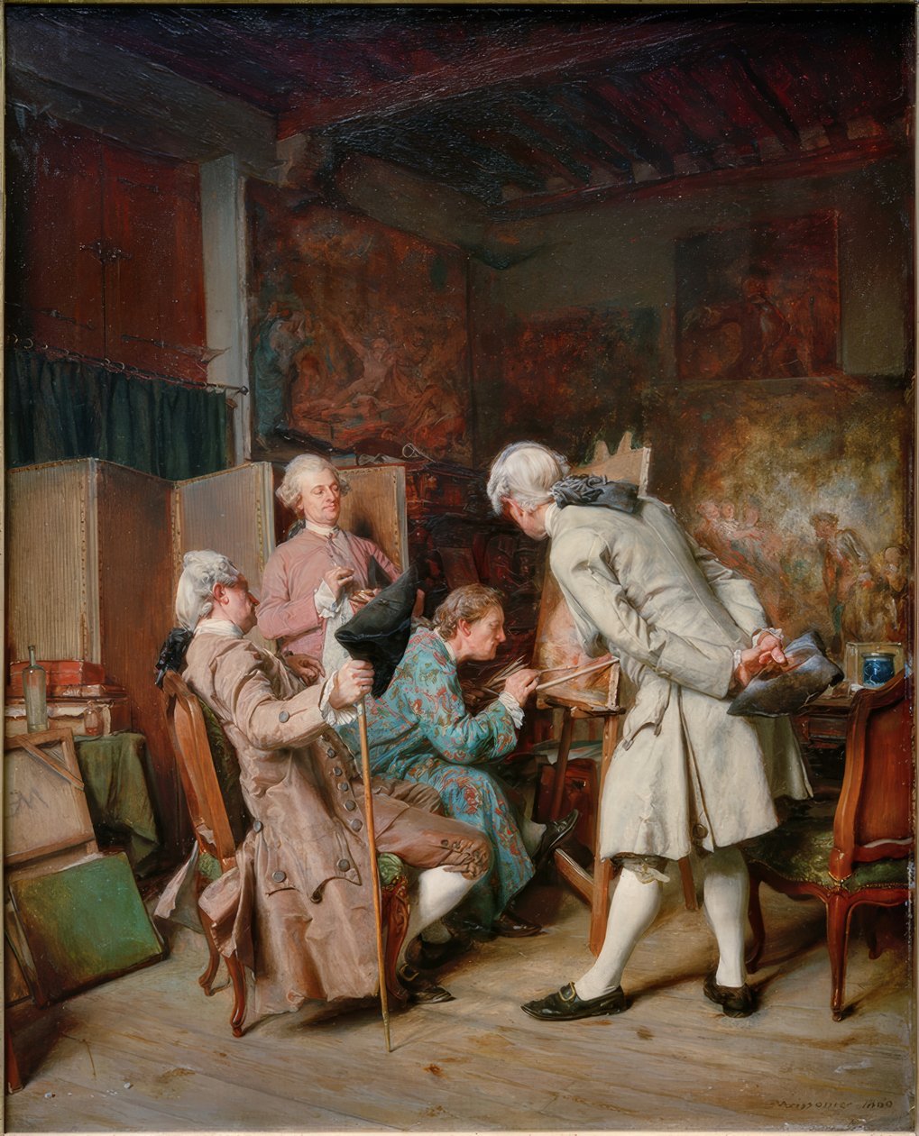 Milovníci malování od Ernest Meissonier