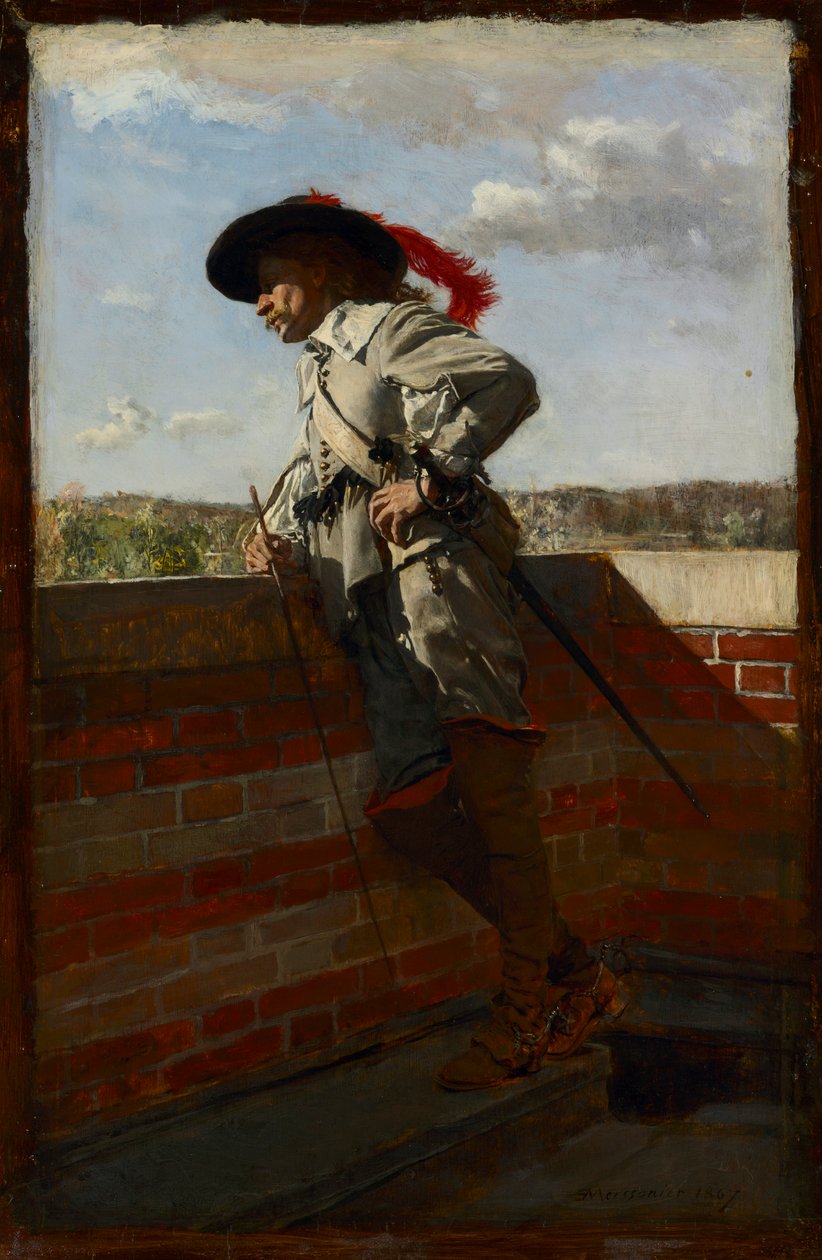 Na terase, 1867. od Jean Louis Ernest Meissonier