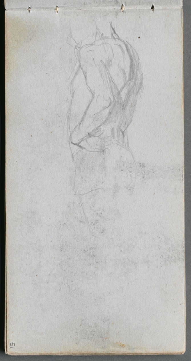 Skicák, strana 51: Figurální studie od Ernest Meissonier