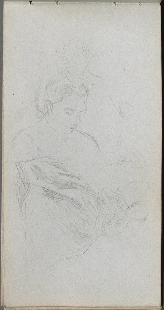 Skicák, strana 82: Studie Fgures od Ernest Meissonier