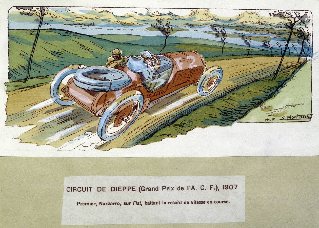 Circuit of Dieppe (A.C.F Grand Prix) od Ernest Montaut