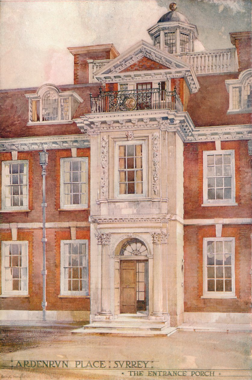 Ardenrun Place, Surrey, c1910 od Ernest Newton