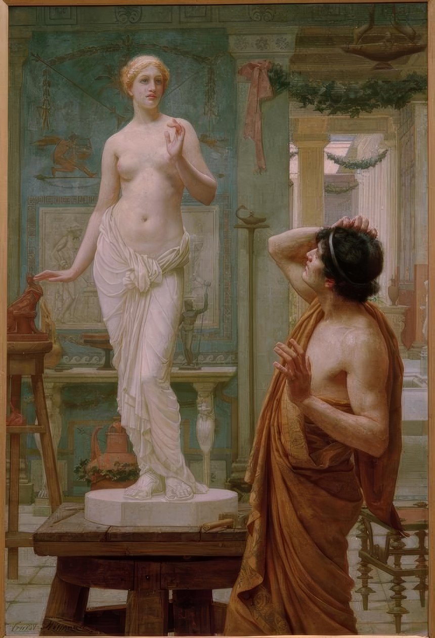 Pygmalion a Galatea od Ernest Normand