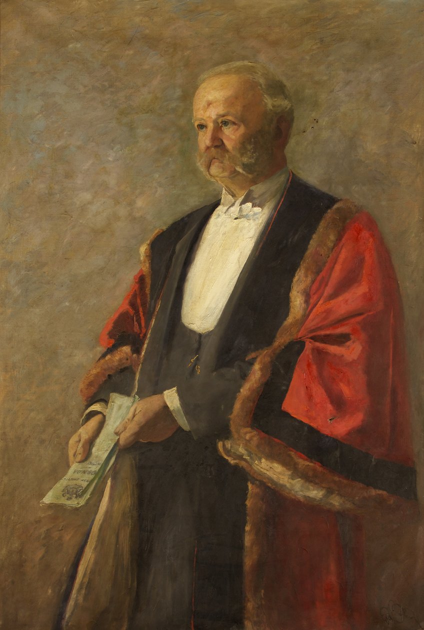 Alderman C.P. Billing, kolem roku 1922 (olej na plátně) od Ernest Pile Bucknall