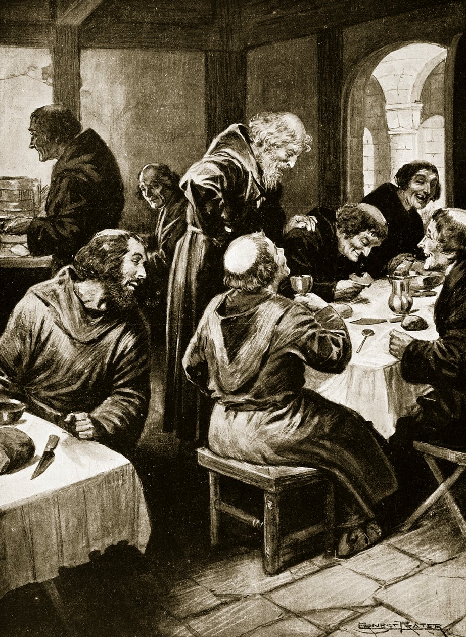 Wimund vypráví svá dobrodružství mnichům z Bylandu, 1141, ilustrace z 