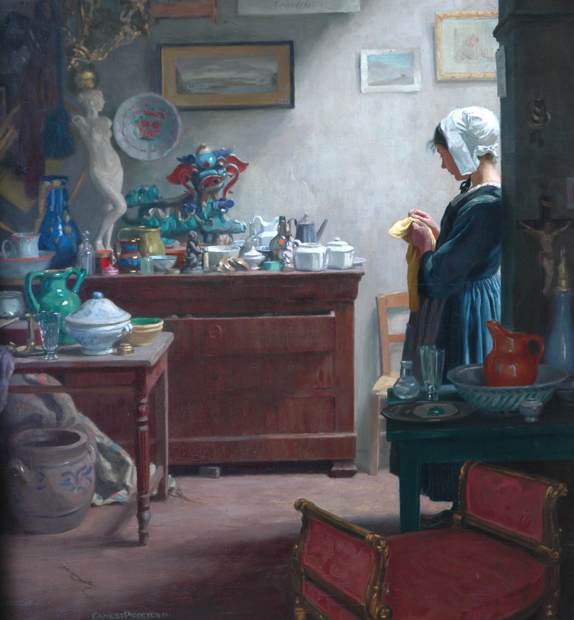 Brittany Starožitnictví, 1911 od Ernest Procter