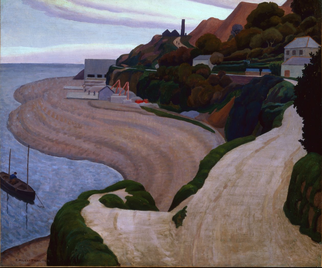 Newlyn a Mousehole Road od Ernest Procter