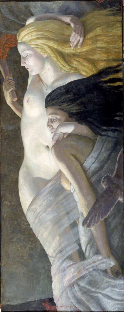 Noc a večer, kolem roku 1930 od Ernest Procter