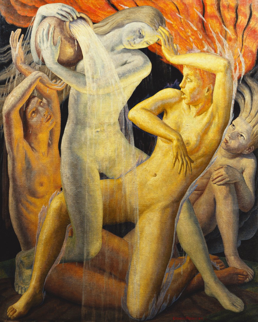 Čtyři živly, 1928 od Ernest Procter