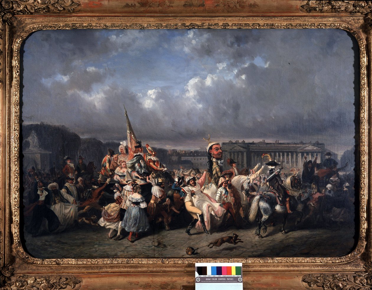 Karneval, Place de la Concorde - od Seigneurgense, Muzeum Carnavalet od Ernest Seigneurgens