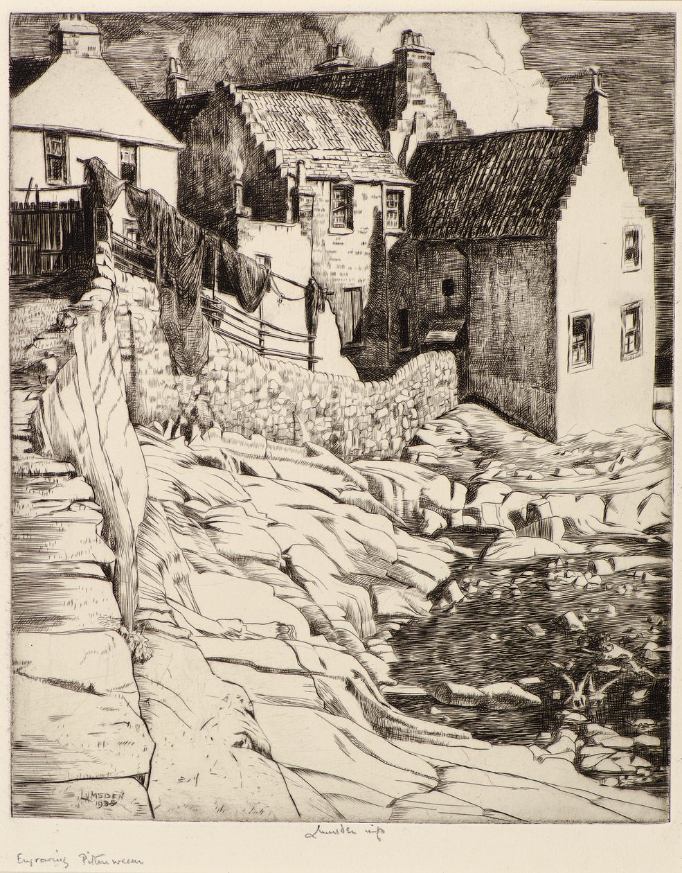 Pittenweem od Ernest Stephen Lumsden