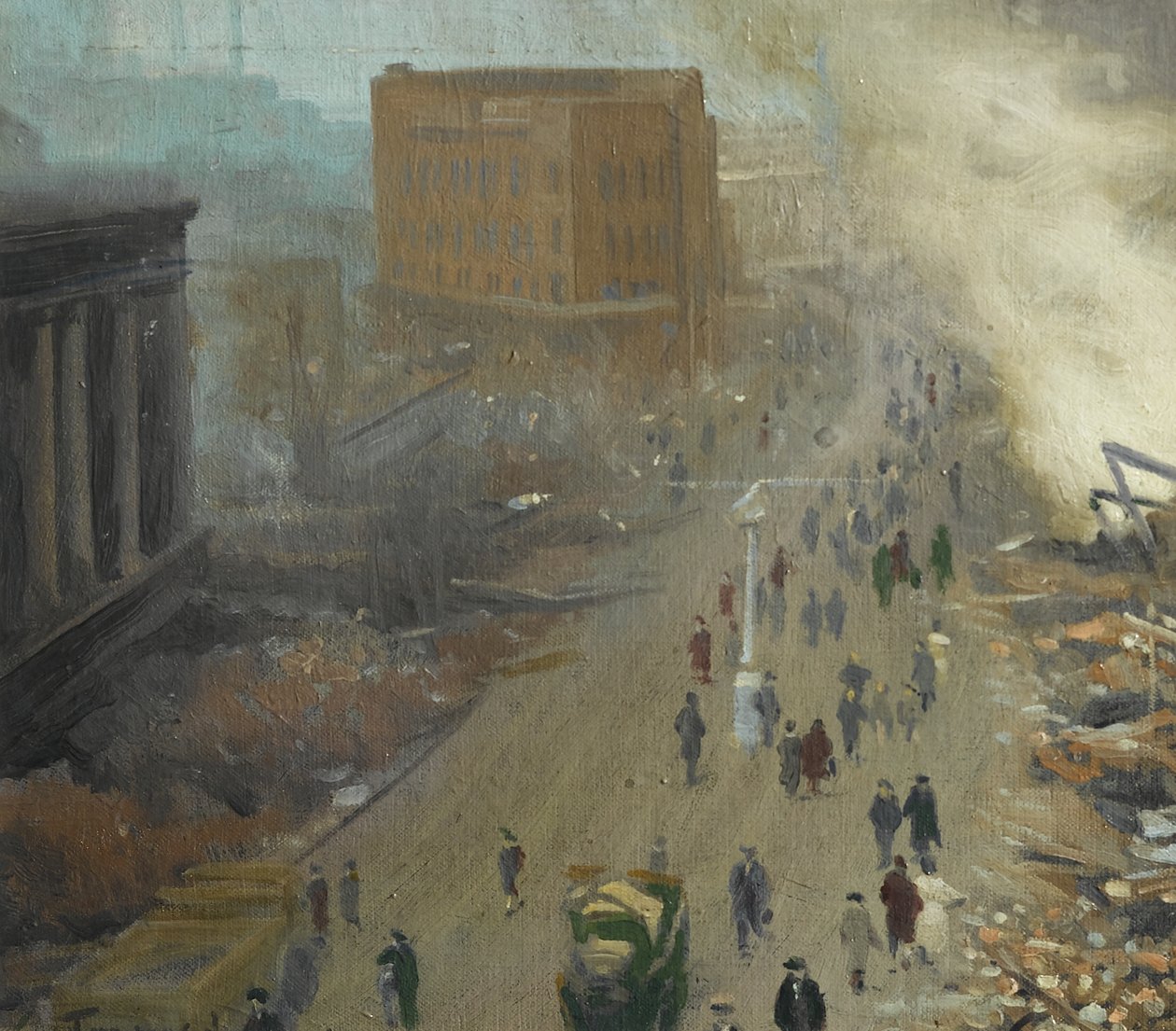 The New Order in Europe, Bombed Coventry November 1940, 1940 od Ernest Townsend