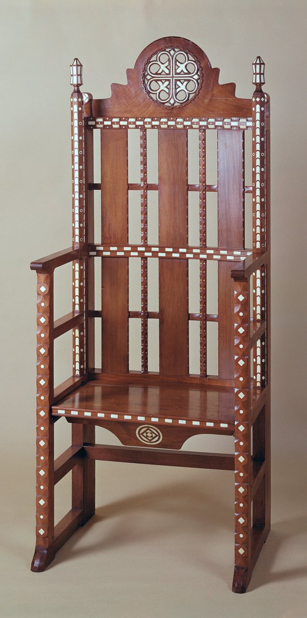Chórový stánek, počátek 20. století (ořech) od Ernest William Gimson
