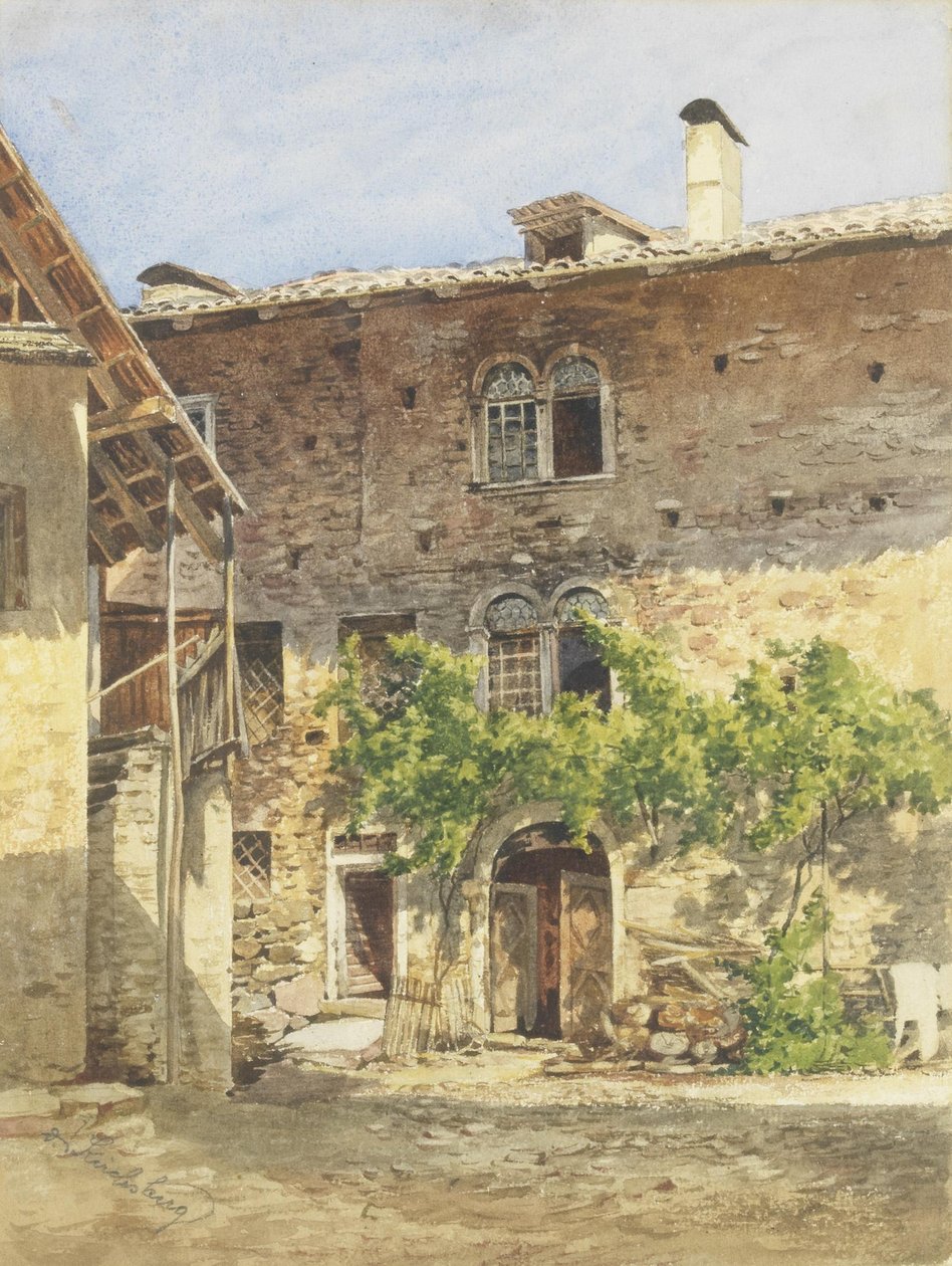 Italské nádvoří od Ernestine von Kirchsberg