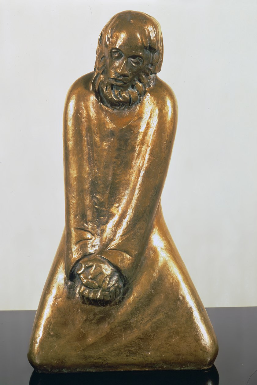 Modlitba, cca 1931 (bronz) od Ernst Barlach