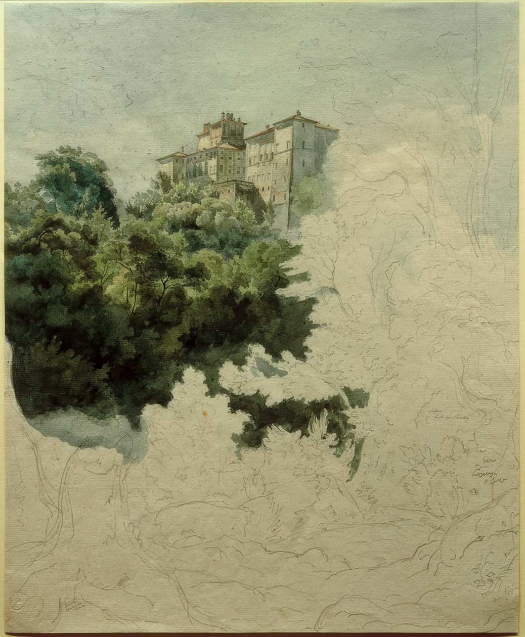 Villa Chigi v Ariccia od Ernst Fries