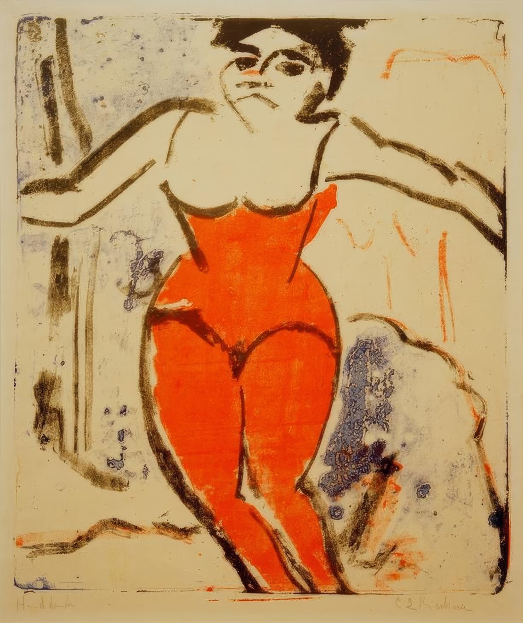 Potlesk žhavý umělec od Ernst Ludwig Kirchner